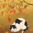 Title: Autumn Cat AdamArtist: Adam Guan Medium: Acrylic on PaperImage Number: FA 1643Size: 18 x 24