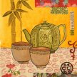 Title: Chinatown Tea Set I Artist: Adam Guan Medium: Mixed Media Image Number: FA 0443 AG Size: 16 x 20