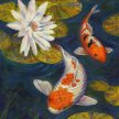Title: Garden Pond IIArtist: Adam Guan Medium: Acrylic on CanvasImage Number: FA 0672 AG Size: 18 x 24