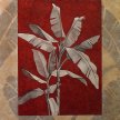 Title: Banana Tree in Ivory / Red Artist: Adam Guan Medium: Acrylic on Paper Image Number: FA 0029 AG Size: 18 x 24