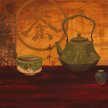 Title: The Lacquer Tea Chest Artist: Adam Guan Medium: Acrylic & Oil on Paper Image Number: FA 0540 AG Size: 18 x 24