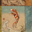 Title: Leaping Koi II Artist: Adam Guan Medium: Acrylic on Canvas Image Number: FA 0674 AG Size: 20 x 20