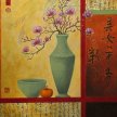 Title: Magnolia Window Artist: Adam Guan Medium: Acrylic on Paper Image Number: FA 0017 AG Size: 18 x 24