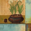Title: Paperwhites Artist: Adam Guan  Medium: Acrylic on Oil Paper Image Number: FA 0555 AG  Size: 18 x 24