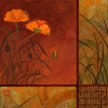 Title: Poppies in Autumn IArtist: Adam Guan Medium: Acrylic on CanvasImage Number: FA 0649 AG Size: 12 x 14