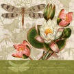 Title: Dragonflies & Water Lilies IIIArtist: Studio VoltaireMedium: DigitalImage Number: BT 0286 SVSize: 16 x 16