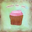 Title: Cupcake VI Sweets for youArtist: Deborah MoriMedium: Acrylic on CanvasImage Number: FA 0700 DM Size: 10 x 10
