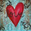 Title: Love IArtist: Deborah MoriMedium: Acrylic on CanvasImage Number: FA 0590 DM Size: 24 x 24