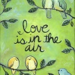 Title: Love is in the AirArtist: Deborah MoriMedium: Acrylic on CanvasImage Number: FA 2167 DMSize:  18 x 24