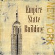 Title: New York I – Empire State BuildingArtist: Deborah MoriMedium: Acrylic on CanvasImage Number: FA 1578 DM Size: 16 x 16