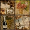 Title: Wine Quartet IArtist: Studio Voltaire Medium: DigitalImage Number: GR 0256 SV Size: 16 x 16