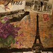 Title: Paris Travel Collage I Artist: Studio Voltaire Medium: DigitalImage Number: GR 0202 SV Size: 16 x 20