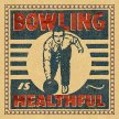 Title: Retro Bowling I Artist: Studio Voltaire Medium: DigitalImage Number: GR 0185 SV Size: 16 x 16