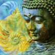 Title: Zen Water Buddha Artist: Studio VoltaireMedium: Digital Image Number: GR 0623 SVSize: 16 x 16