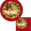 Title: Christmas Angels Plate & Napkin SetArtist: Studio Voltaire Medium: DigitalImage Number: HL 0433 SV