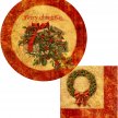 Title: Christmas Box Plate & Napkin Artist: Studio Voltaire Medium: Digital VectorImage Number: HL 0430 SV