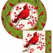 Title: Christmas Cardinal - GreenArtist: Studio VoltaireMedium: Digital Image Number: HL 0519 SV
 