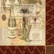 vintage_wine_collage_napkin
