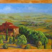 Title: Tuscan Farmhouse Artist: Ted Zorns Medium: Acrylic on Paper Image Number: FA 0027 TZ Size: 15 x 22