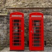 Title:  Edinburgh Phone BoxesArtist: Tony Stuart Medium: Photography Image Number: PH 0690 TS Size: 16 x 24