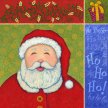 Title: Santa & Reindeer IArtist: Ted ZornsMedium: Acrylic on CanvasImage Number: HL 0408 TZSize: 18 x 18